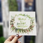 수채화 캘리그라피