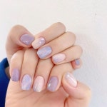 4 条评论 - 라라뷰티 🌷 (@labeau_nail) 在 Instagram 发布：“2월 아트 스포💜 넘기면 자연광 사진이 실물컬러에 조금 더... 