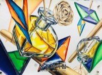 의정부 창조의아침 미술학원 고2반 학생작품 #개체표현 #디퓨져 #디퓨져스틱 #종이딱지 #화면구성 #기디 #기초디자인 #의정부 입시미술... 