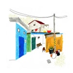 수채화 illustrator에 있는 핀