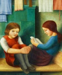 Reading and Art: Georg Schrimpf | 캔버스