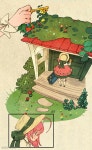 놀러와 마이홈 - 만물상 작가님 | 캐릭터 일러스트, 귀여운 그림, 일러스트레이션
