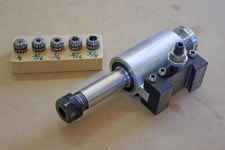 Lathe tool post grinder/drill adapted for QCTP | 기계공학, 도구