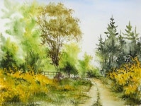 Произведения Искусства >> Abby Roblet >> Метла | 그림, 수채화, 스케치