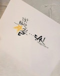 (세종시캘리그라피)나무젓가락 캘리 - 2023 | 꽃그림, 손글씨, 수채화