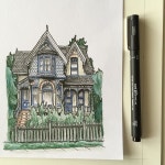 🏡 #art #drawing #pen #sketch #illustration #architecture #house #westdesignproducts | 스케치, 색연필, 그림