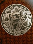 3” silver saddle concho by Diamond Cactus Saddlery | 금속공예, 디자인