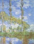 Poplar Series By Claude Monet | http://thebrushstroke.com/poplar-series-claude-monet/ | 모네, 여름 예술, 그림