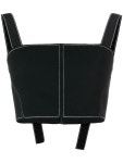 Contrast Stitching Bustier In Black & White(이미지 포함) | 패션 스타일, 패션, 스타일