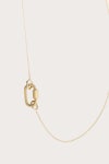 YELLOW GOLD MEDIUM LOCK NECKLACE BY MARLA AARON | 목걸이, 디자인