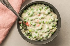 Super Easy and Delicious Creamed Peas | Recipe | Thanksgiving recipes side dishes easy, Spring peas recipes, White sauce recipes