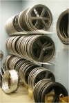 The good place to store wheels & tires. | 자전거, 인테리어