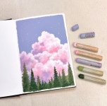 Pin by 이소정 on 오일파스텔 in 2023 | Seni pastel, Seni krayon, Lukisan cat air untuk pemula