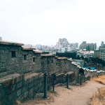 동대문 한양도성 성곽 그리고 쇼핑타운  Dongdaemun and Hanyang Defensive walls( Hanyang is the capital of the Joseon Dynasty)... 
