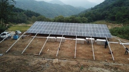 합천, 태양광 발전소/알루미늄 구조물 시공 - 2020 | 태양광