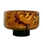 Chocolate Marble Mango Wood Bowl | 그릇
