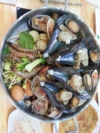 더드림조개찜 주메뉴인 조개찜입니다.