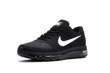 Nike Air Max 2017 Black White Logo Women Men Shoes | 운동화