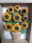 종이.종이공예.종이감기공예.해바라기.paper.paperquilling sunflower | 해바라기, 종이 공예, 종이