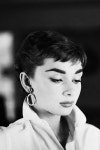 Audrey Hepburn photographed by Mark Shaw, 1953  -  As you grow... for helping yourself, the o… | 오드리 햅번, 연예인, 흑백