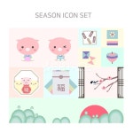 mango_season_003  Mango, 아이콘, 신년, 새해, 명절, 구정, 신정, 설, 설날, 새배, 돼지, 돼지띠, 한복, 저고리, 치마, 인사, 색동옷, 전통놀이... 