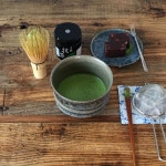 목련상점(@mokryunstore)님: 말모닝.🍵 오늘은 지새우고의 양갱과 함께. . #지새우고 #양갱 #가마뫼 #물안개미니접시 #말차 #말모닝