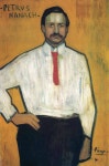 Portrait of Petrus Manach, 1901 Pablo Picasso | 초상화, 파블로 피카소, 그림
