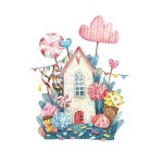 일러스트에 있는 Jinmyung님의 핀 | 수채화 삽화, 작은 그림