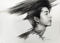 #인물화#공유#도깨비#인물드로잉#인물소묘#드로잉#drawing#콘테#콘테드로잉#벡터미술학원#클릭미술학원#광t | 인물화, 그림