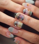 Pin by doll codi on 네일 | Plaid nail art, Music nails, Plaid nails