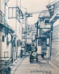 perfect  #Regram via @wc5021 | 풍경 스케치, 풍경 그림, 라인아트