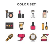 Free Cosmetic Vector Icons | 화장품, 아이콘, 스티커