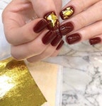 • Nail Design 은은하게 또는 고급지게! 금박네일 : 네이버 블로그 | 네일아트, 네일, 금