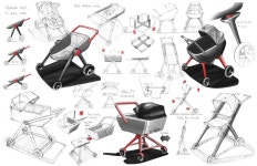 Baby carriage image by 유 하영 | Children sketch, Industrial design sketch, Design sketch