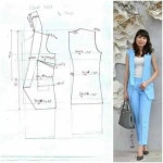 Pin de 미영 윤 em 패턴 | Molde de blaser feminino, Curso de costura