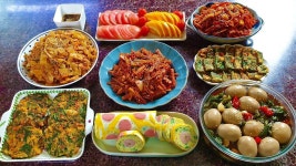 밥도둑 밑반찬6가지모음 집밥요리 +가족먹방!! | 식품 아이디어, 요리, 음식 요리법