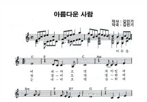 김민기 작사 작곡 아름다운 사람 악보 아름다운 사람 가사 및 유튜브 영상 감상 - 2020 | 작곡, 악보, 가사