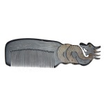 자연 단일 조각 검은 황소 뿔 머리 마사지 빗 g6907 | Hair massage, Hair care tools, Hair care