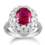 Ruddy Red Ruby Diamond Ring | On Cheong Jewellery Singapore | 보석, 반지