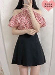 자체제작♥조이 홀터 숄더blouse(옐로우,레드) - 썸데이즈 in 2020 | High waisted skirt, Fashion