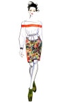 Fashion Illustration Kati Nescher for Preen Fall 2012 | 패션 디자이너