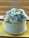 부산플라워케익 :: 루나1호 - 리쓰 :: 할아버지 생신 _ 루나케이크 : 네이버 블로그 in 2020 | Cake classes, Flower cake, Cake