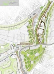 Green Corridor URBAN DESIGN, Madrid, Spain | into colorus | 마스터 플랜, 조경 디자인, 디자인