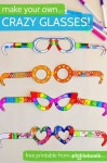 Fun glasses | 북아트, 공예, 유아 미술