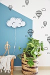 Pin de 원선 김 em 1. 인테리어 벽면, 벽 디자인 | Quarto infantil, Balonismo