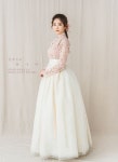 한복짓는 복나비 로즈핑크 웨딩한복 | Pakaian pesta, Model pakaian, Model pakaian muslim