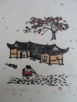판화- 고향집 | 갤러리, 예술