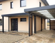 Carport mit Eingang von Siebau | 카포트 디자인, 인테리어, 리모델링