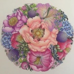 Floribunda by Leila Duly에 있는 혜진 신님의 핀 | 창조적인, 꽃그림, 색연필