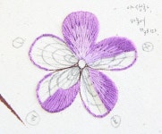 ◇ South Korea 야생화 꽃자수 바늘에 찔리다 | 실크 리본 자수, 털실 자수, 스티치